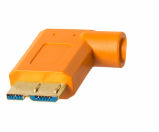 Tether nastroje TPro USB 3.0 Micro-B Right Angle 4.6m/15 ORG