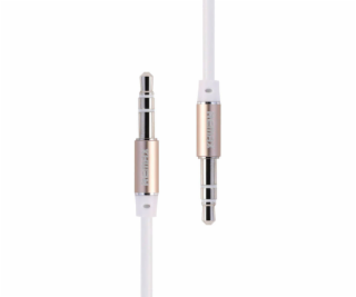 Mini jack 3,5 mm AUX kábel Remax RL-L100 1 m (biely)