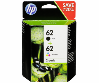 HP N9J71AE Combo 2-Pack BK/Color No. 62