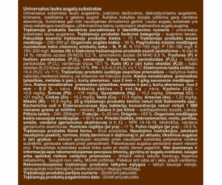 Univerzálny rašelinový substrát GARDEN CENTER, 70 l