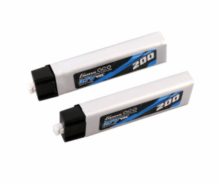Gens ace 200mAh 3,7 V 45C 1S1P Lipo batéria (2ks)