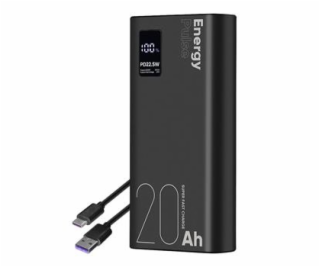 OBAL:ME EnergyPulse Powerbanka 20000mAh 22.5W Black