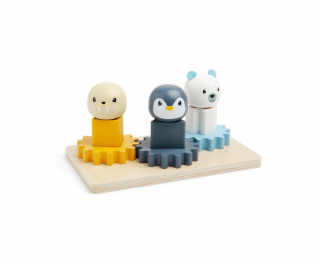 Bigjigs Toys Motorická deska Artic