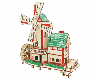 Woodcraft Dřevěné 3D puzzle Větrný mlýn