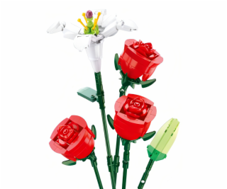 Sluban Flowers M38-B1121B Růže s Lilií