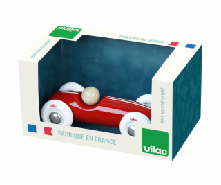 Vilac Dřevěné auto mini Grand prix vintage červené