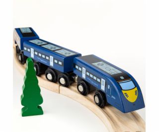 Bigjigs Rail Rychlík High Speed 1 modrý