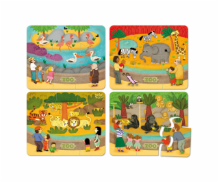 Vilac Dřevěné puzzle zoo