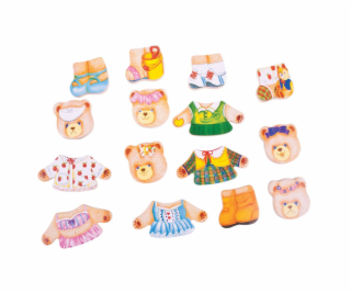 Bigjigs Toys Oblékací puzzle Medvědí rodinka