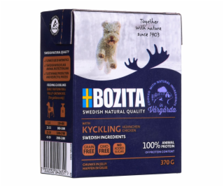 BOZITA Mokré krmivo pro psy Kousky v želé Kuře 370 g