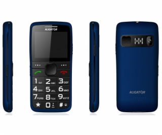 Aligator A675 Senior modrý + stolní nabíječka