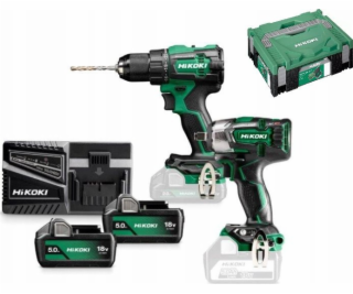 HIKOKI KIT 18V KC18DEWFZ (DS18DD + WH18DD) 2x4,0Ah HITSYSTEM