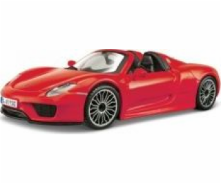 Bburago Porsche 918 Spyder Red 1:24