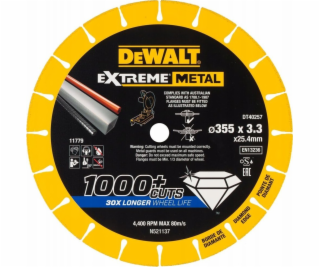 Dewalt  KOVOVÝ DISK 355x3,3x25,4mm DIAMANT