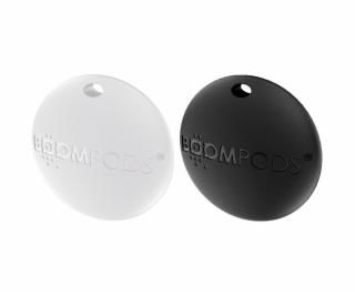 Boompods Boomtag 2 Pack black & white