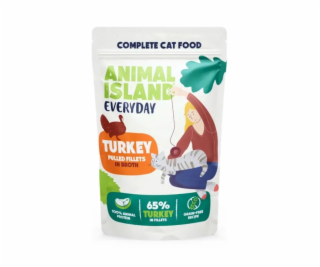 ANIMAL ISLAND Everyday Turkey fillets in broth - mokré kr...