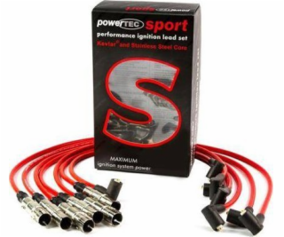 PowerTEC zapalovací kabely BMW 318IS Z3 1.8 1.9L 88-99 Red