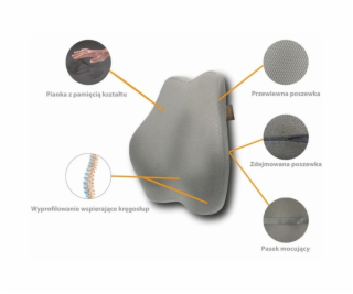 Pamäťový bedrový vankúš Shape&Rest