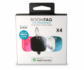 Boompods Boomtag Rechargeable 4 pcs. Black, Blue, White, ...
