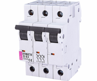 Eti-Polam Jistič 3P D 63A 6kA AC ETIMAT10 (002155722)