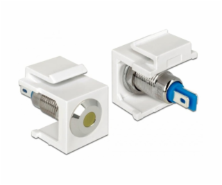 Keystone LED gelb 6 V flach, Keystone-Modul