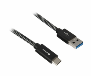 Kabel USB A 3.2 Stecker > USB-C Stecker (Alu + Braid)