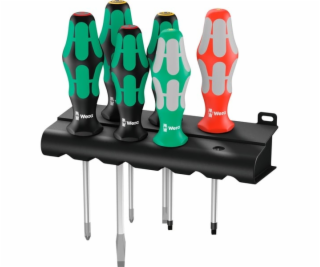 334/368/6 Schraubendrehersatz Kraftform Plus + Rack