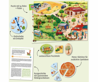 WAS IST WAS Junior  - Entdecke den Bauernhof, Puzzle