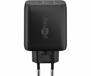 duální rychlá nabíječka goobay USB-C PD 45 wattů