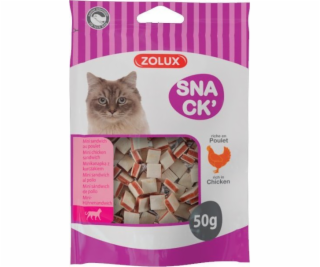 Zolux Cat treat mini kuřecí sendvič 50 g