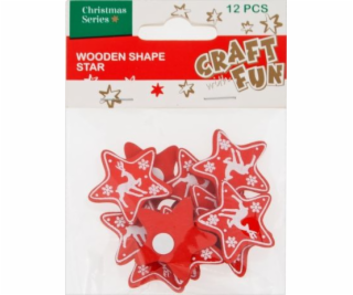 Craft with Fun CF DECORATION BN DREW STARS SMPRZYL 12KS 1...
