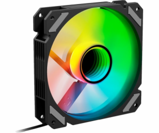 Sharkoon SHARK Mirror RGB PWM REVERSE, ventilátor skříně