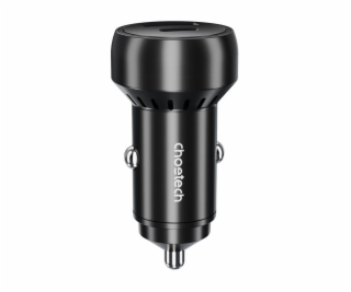 Nabíječka do auta Choetech 60W 2xUSB-C+USB-A (černá)