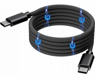 Choetech XCC-1052 USB-C na USB-C magnetický kabel, PD 240...