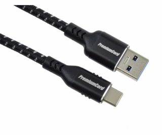 PREMIUMCORD Kabel USB-C na USB 3.0, 5Gbit/s, 3m