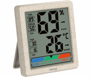Hama Thermomenter und Hygrometer Ponza, digital für innen...