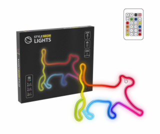 MANTA RGB CAT, LED Neon plexi dekorácia