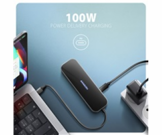 AXAGON HMC-6GLN, USB 5Gbps hub, 2x USB-A, USB-C, HDMI 4k/...