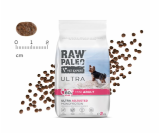 RAW PALEO Ultra Pork Mini Adult - suché krmivo pro psy - 8kg