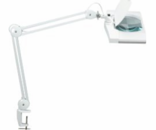MAUL LED stolní lampa Lupenleuchte Vitrum mit Klemmfuß weiß