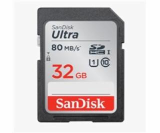 SanDisk SDHC karta 32GB Ultra (100MB/s Class 10 UHS-I)