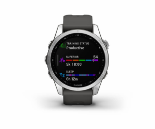Garmin Fenix 7S, 20 mm, Graphit/stříbrná