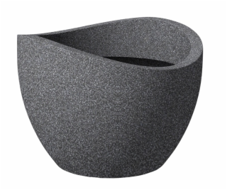 Hrniec Scheurich Granit, plast, O 50cm, tmavo šedý