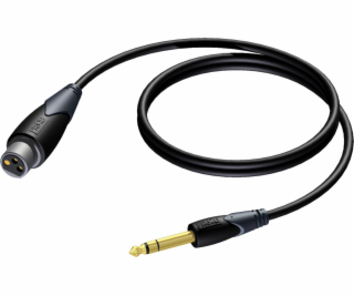 Kabel Procab  CLA723/1,5 XLR samice - 6,3 mm Jack samec s...