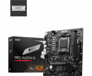 MSI MB Sc AM5 PRE A620M-B, AMD A620, 2xDDR5, 1xHDMI, 1xVG...