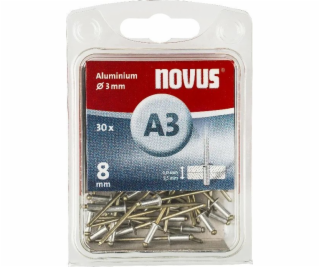 Hliníkové nýty Novus A3/8 NOVUS [70 ks]