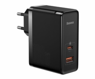 Nástenná nabíjačka Baseus GaN USB-C + USB, 100 W + 1m káb...