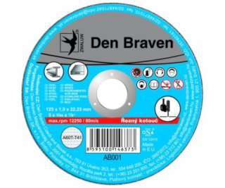 Kotúč rezný 230x1,9x22,23 mm na oceľ a nerez Den Braven