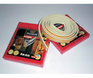 Tesnenie D6B 9x8 mm biele