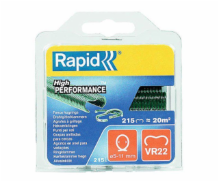 Rapid VR22 zelené plotové sponky 215 ks.